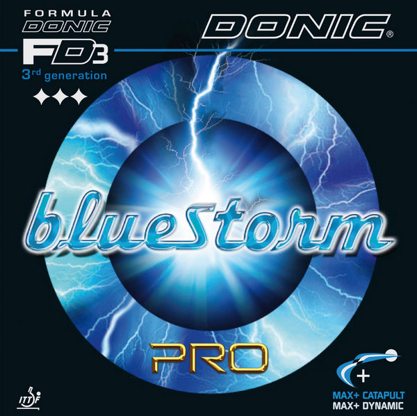 Накладку Donic BlueStorm Pro Владимир Сидоренко использует на бекхенд (слева)