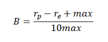 Формула рассчета статических баллов