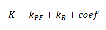 Формула сложения коэффициентов